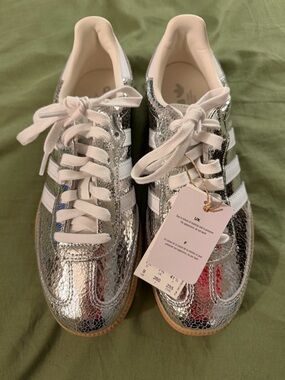 adidas gazelle silver green womens adidas Women's Superstar II "Rhinestone Black Silver" main image 0